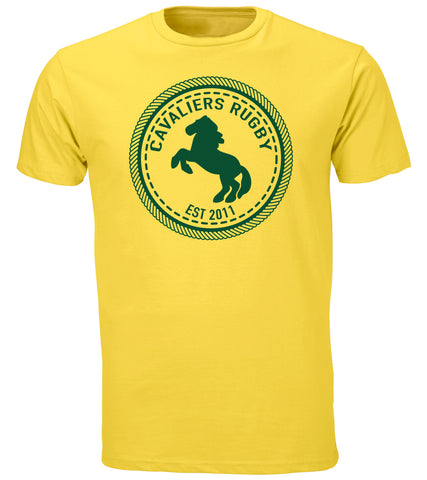 Cavs Rugby Ropes Tee - Yellow